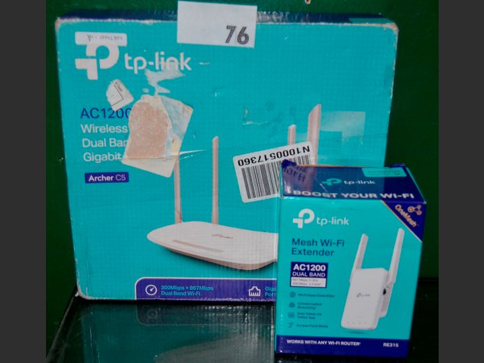 TP LINK WI-FI ROUTER & RANGE EXTENDER [Untested]