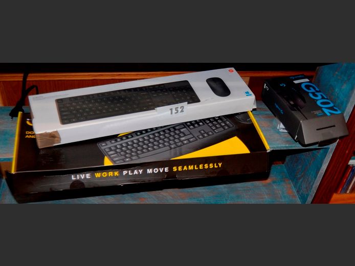 LOT: 2 x WIRELESS KEYBOARD & MOUSE SETS [Untested]