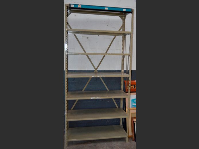 METAL 6-TIER SHELF, 105 x 46 x 223cm