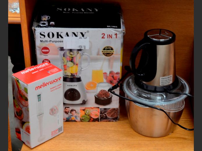 TESKA MEAT GRINDER, MULTI-PURPOSE BLENDER, etc [Switch on, untested further]