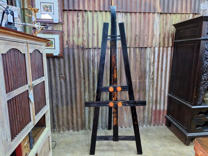 Large Floor Standing Wooden Easel