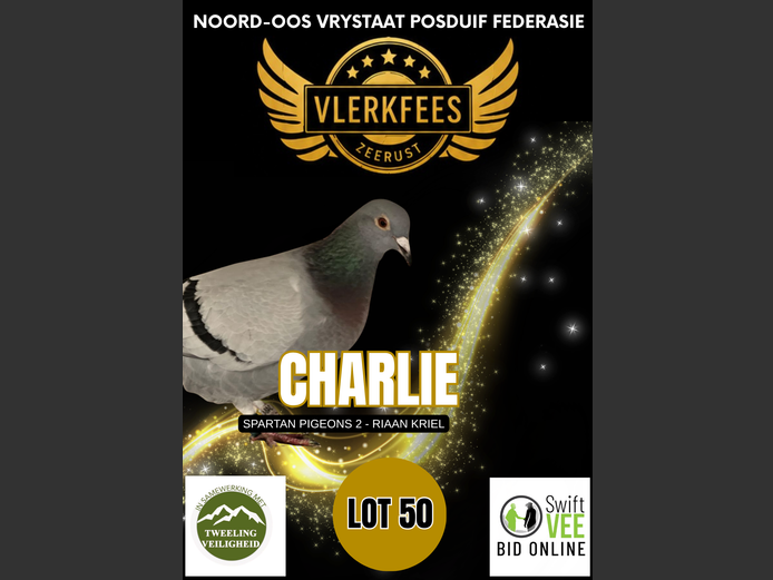 CHARLIE | SPARTAN PIGEONS 2 - RIAAN KRIEL