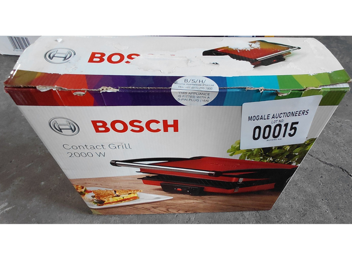 BOSCH CONTACT GRILL 2000W