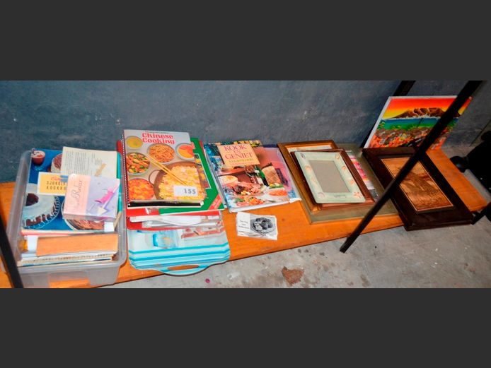 RECIPE BOOKS, PICTURE FRAMES, etc