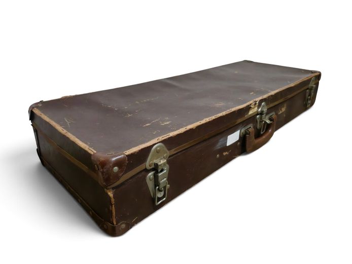 Vintage Compartmentalized Hard-Shell Carrying Case