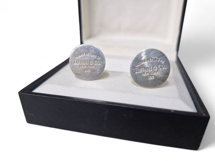 Tiffany & Co 925 Sterling Silver Cufflinks