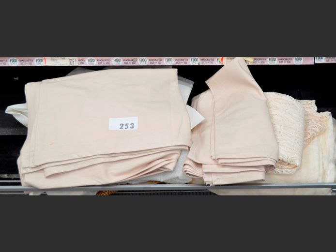 FLAT SHEETS, VOILE CURTAINS, etc