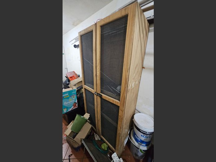 Wooden Homemade Biltong Drying Cabinet