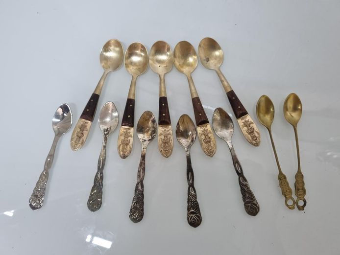 Vintage Mixed Teaspoon Flatware Collection