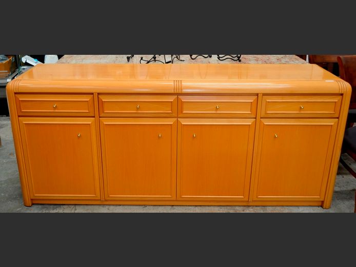 ARTECASA BEECHWOOD 4-DOOR, 4-DRAWER SIDEBOARD, 200 x 51 x 84cm