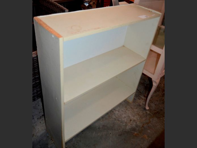MELAMINE 3-TIER BOOKSHELF, 78 x 25 x 91cm [Damaged] [#: 408951687]