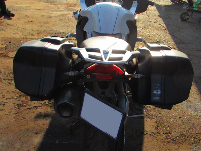 2015 White BMW F 800 GT