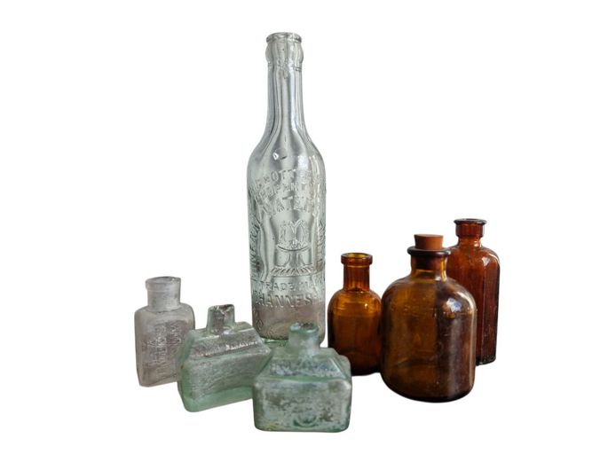 Collection of Old Bottles