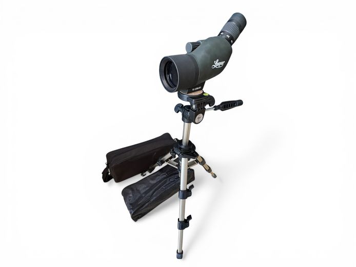 Luger 20-60x60 spotting scope / Zoom scope with tripod and carry cases