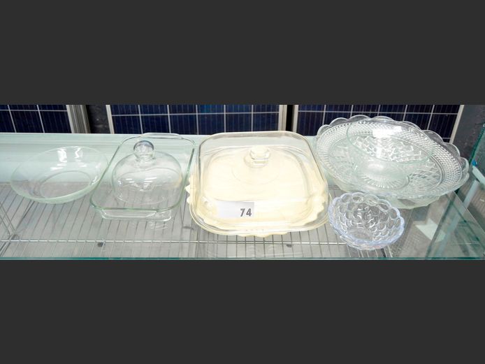 GLASS BOWL, OVEN DISH, etc