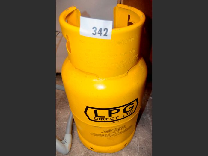 YELLOW 9kg LP GAS CYLINDER