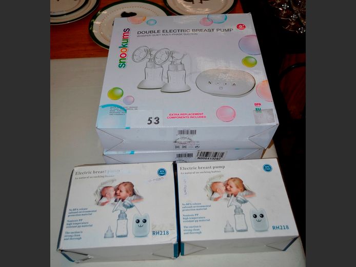 LOT: 4 x DOUBLE BREAST PUMPS [Untested] [19,21]