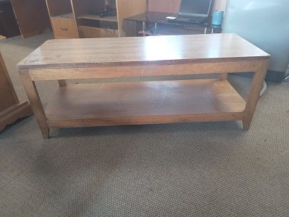 Wooden coffee table