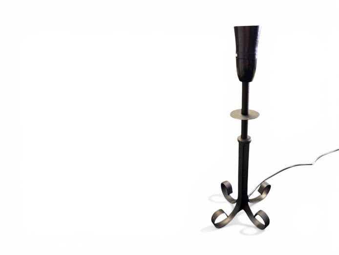 Decorative Metal Candle-Style Table Lamp