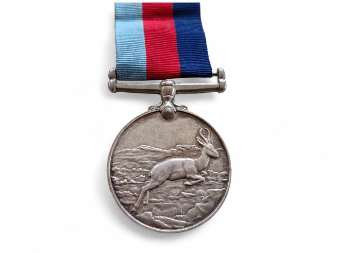 World War II 925 Sterling Silver Africa Service Medal