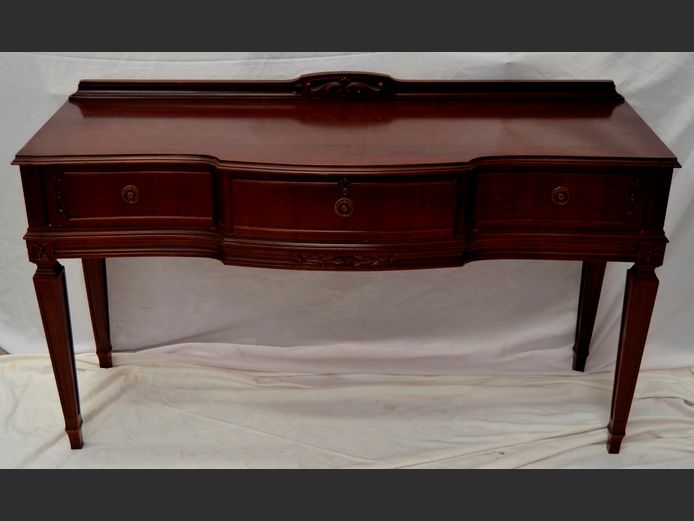 REGENCY STYLE 2-DRAWER SERVER, 137 x 47 x 82cm