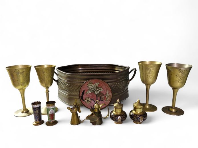 Vintage Cloisonne & Brassware