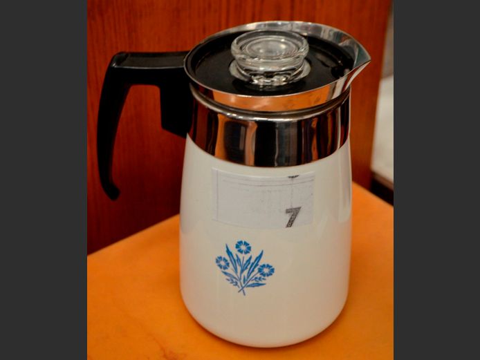 CORNINGWARE COFFEE POT, 21cm High