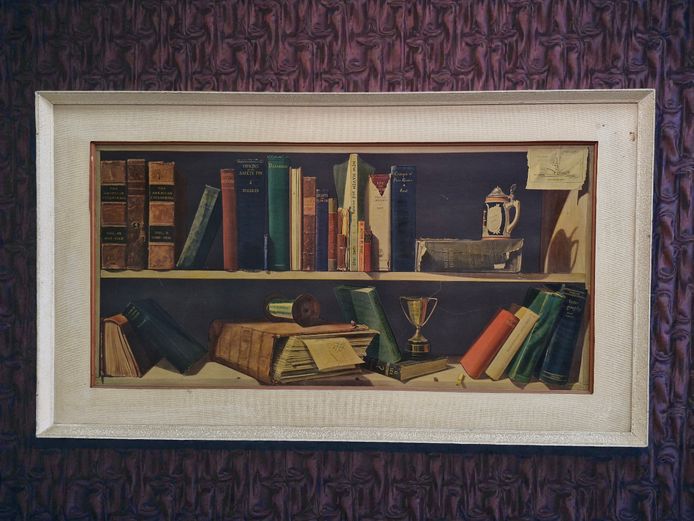 Ken Davies Framed Library Scene Print