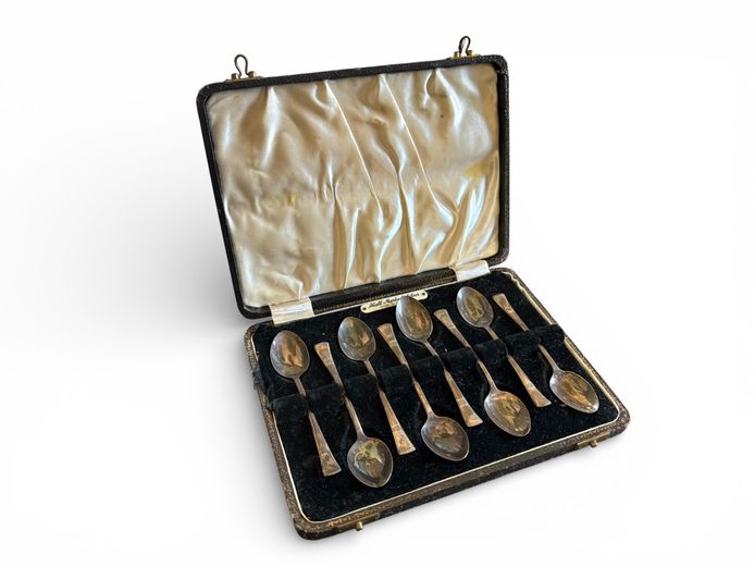Hallmarked Silver Teaspoon Set (Boxed)