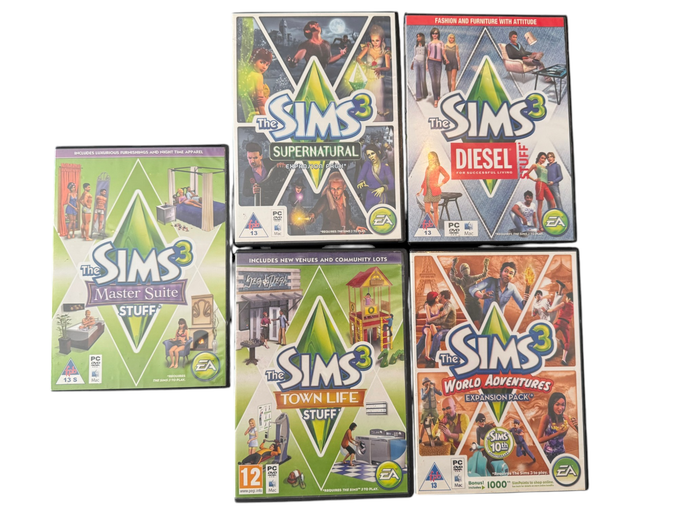 The Sims 3 PC Expansion & Stuff Packs Collection (5)
