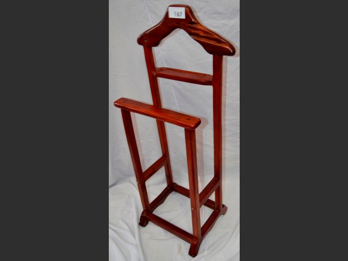 SLEEPER WOOD DUMB VALET, 45 x 35 x 111cm