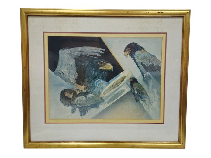 Mark Enslin (South African, b. 1952) – Winged Hunters (1985)