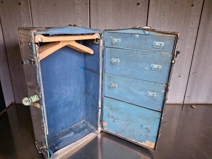 1920's Hartmann Steamer Trunk Wardrobe