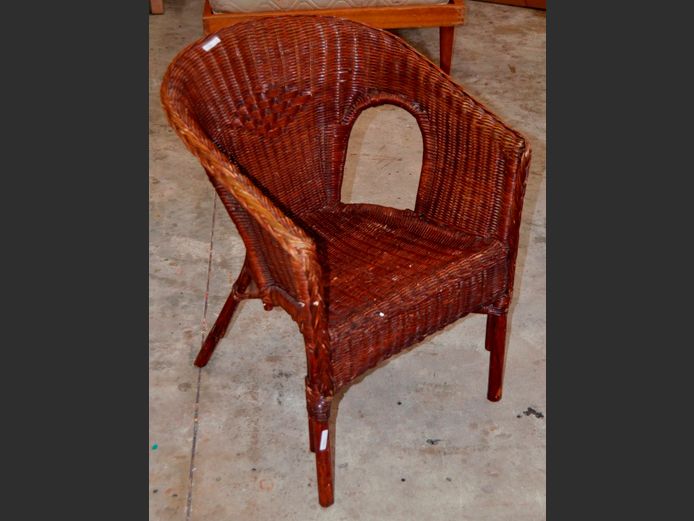 WICKER ARMCHAIR