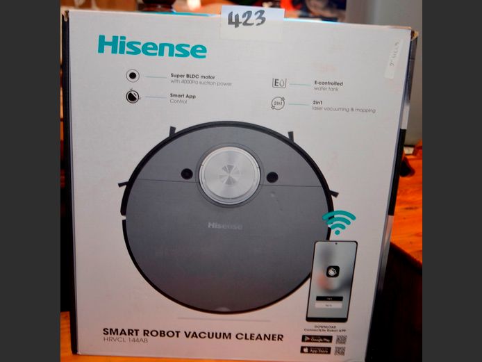 HISENSE ROBOT VAC [Switches on, untested further]