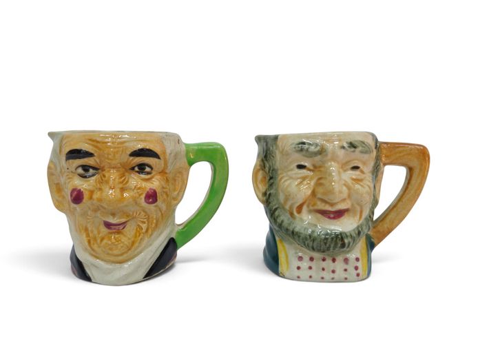 Post WWII "Made in Occupied Japan" Character Toby Jugs