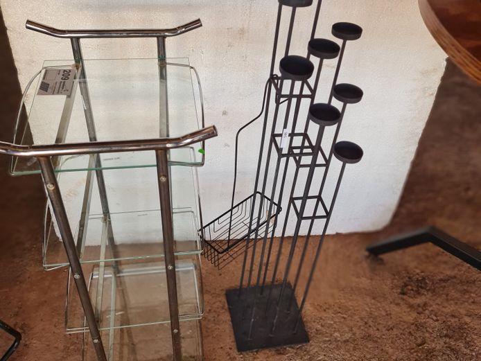 2 X DISPLAY STANDS