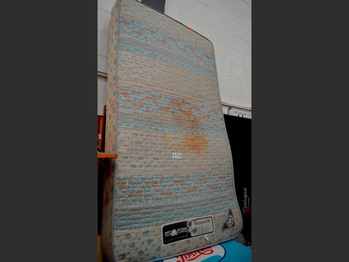 SINGLE MATTRESS [No base, stained]