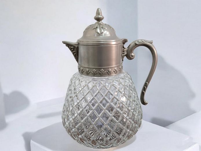 1920's Edward Latham Large Cut Crystal Carafe