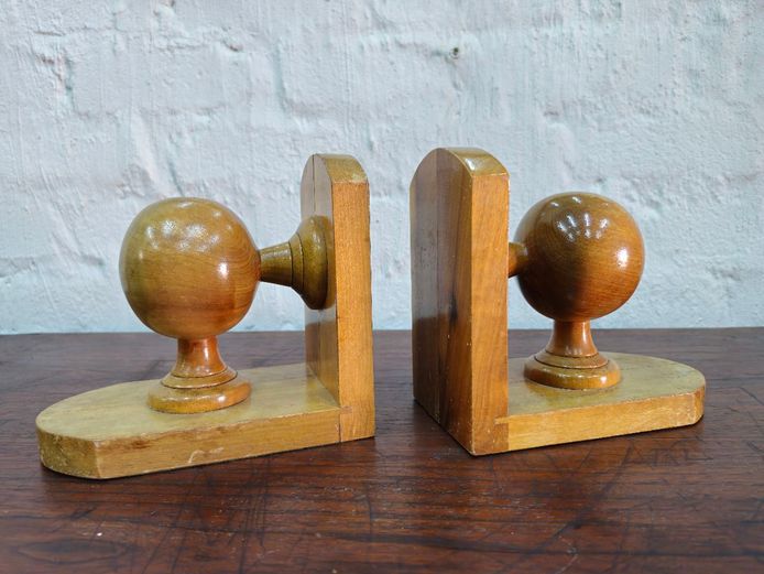 Art Deco Spherical Shaped Bookends