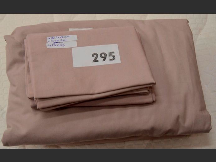 SINGLE DUVET COVER, FITTED SHEET & PAIR PILLOWCASES