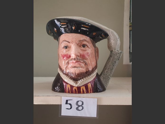 ROYAL DOULTON "HENRY VIII" CARACTER JUG, 17cm High