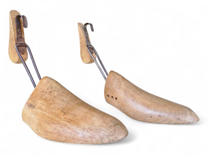 Pair of Vintage Wooden Shoe Trees