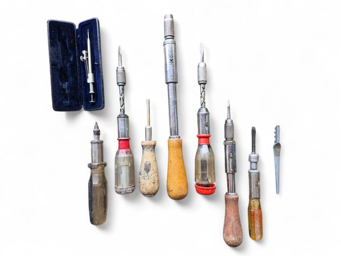 Collection of Vintage Screwdrivers & Tools