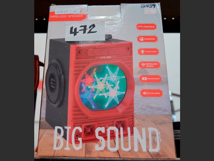 BIG SOUND BLUETOOTH RECHARGEABLE SPEAKER [Untested]