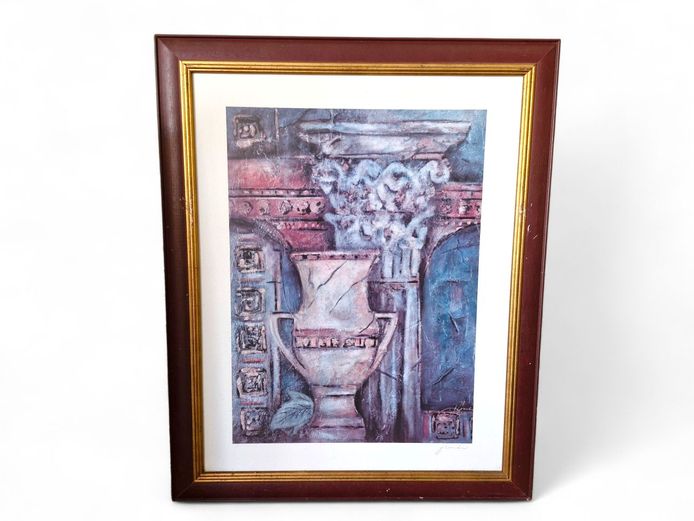 Still Life Print by Joyce Combs Framed Signed Print