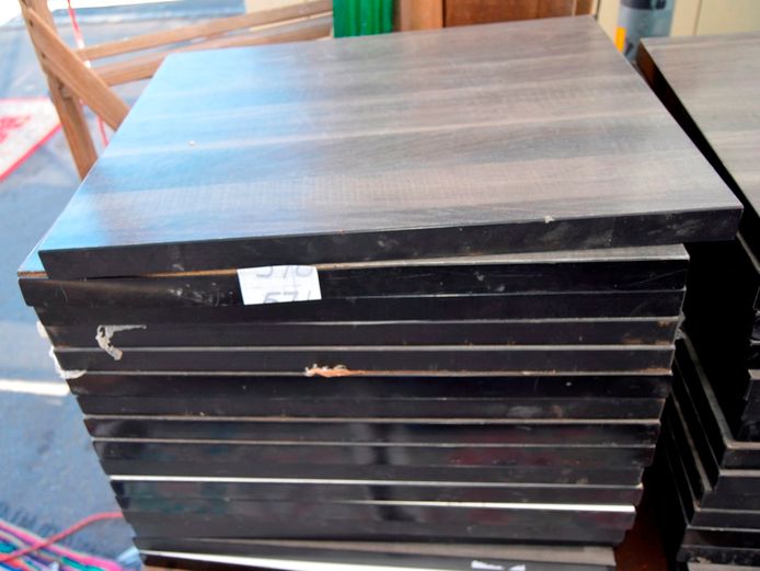 LOT OF 16: 2-SEATER TABLE TOPS