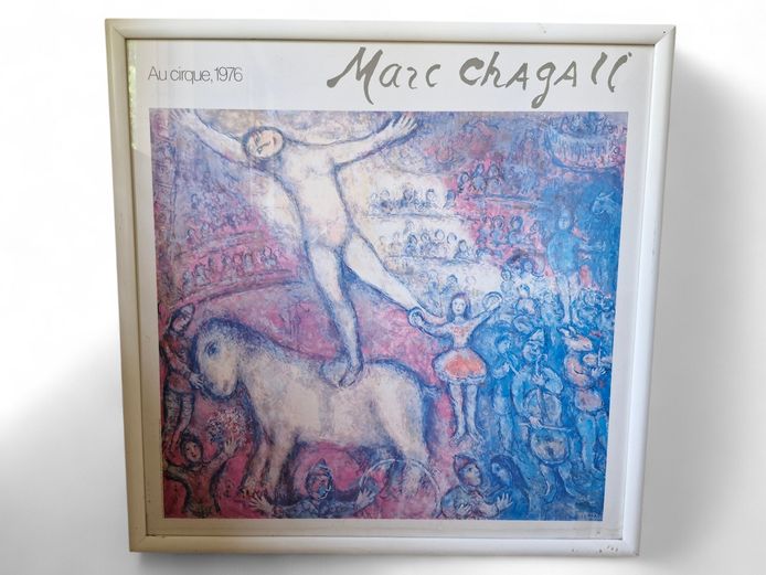 Framed Print "Au Cirque" by Marc Chagall