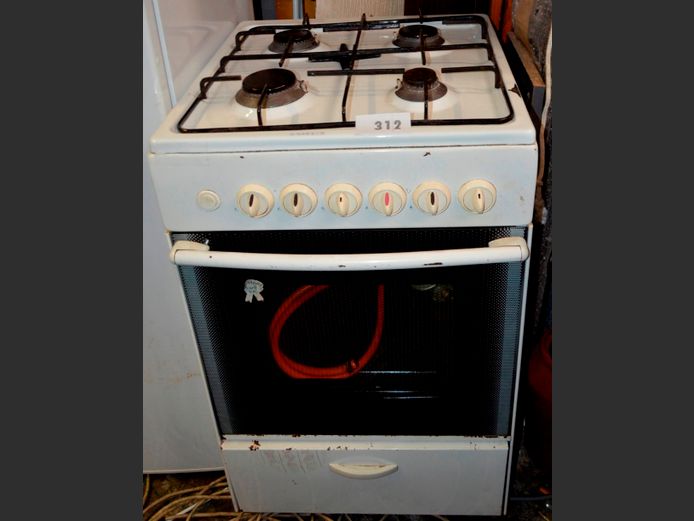 FREE-STANDING 4-BURNER ALL GAS STOVE, 53 x 50 x 83cm [Untested]