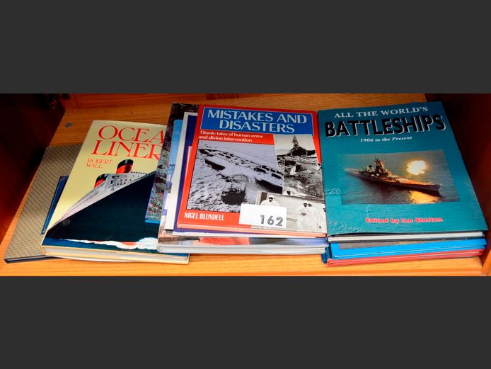 COFFEE TABLE BOOKS: BATTLESHIPS, OCEAN LINERS, etc